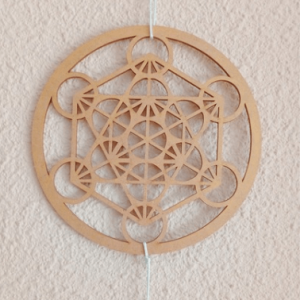 Cubo de Metatron en madera